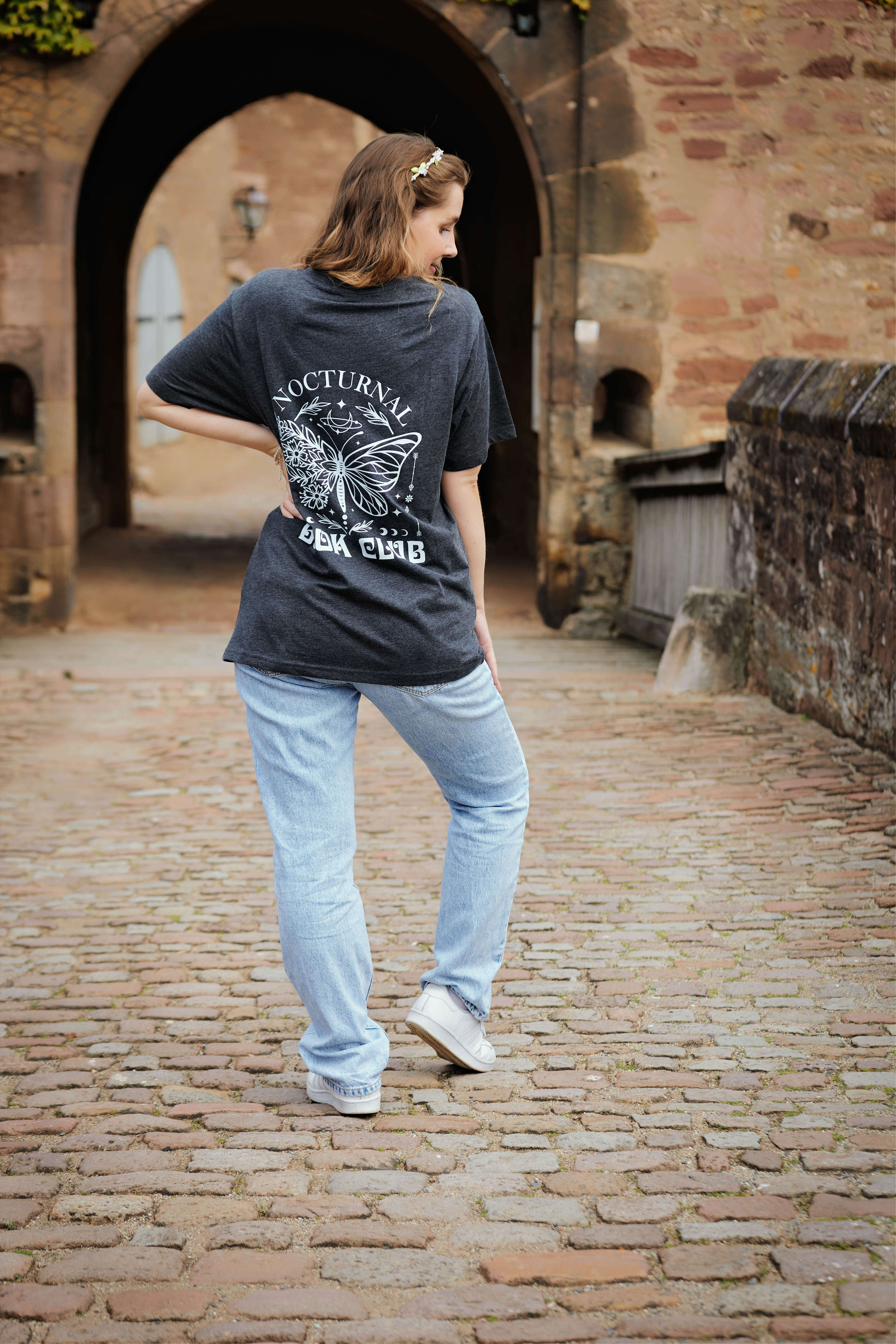 Nocturnal Bookclub Backprint - Readers and Dreamers Shop