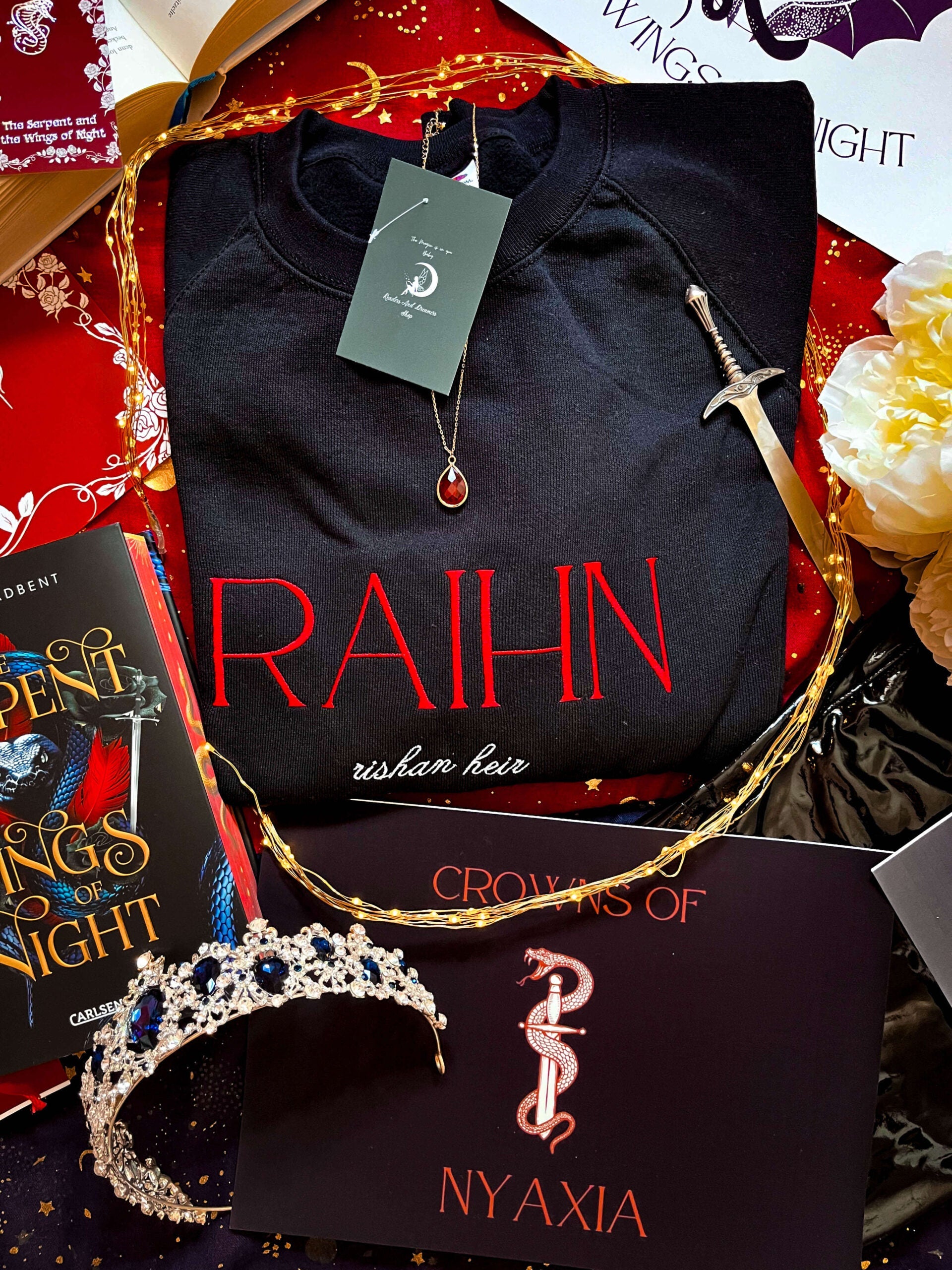 Raihn bestickt