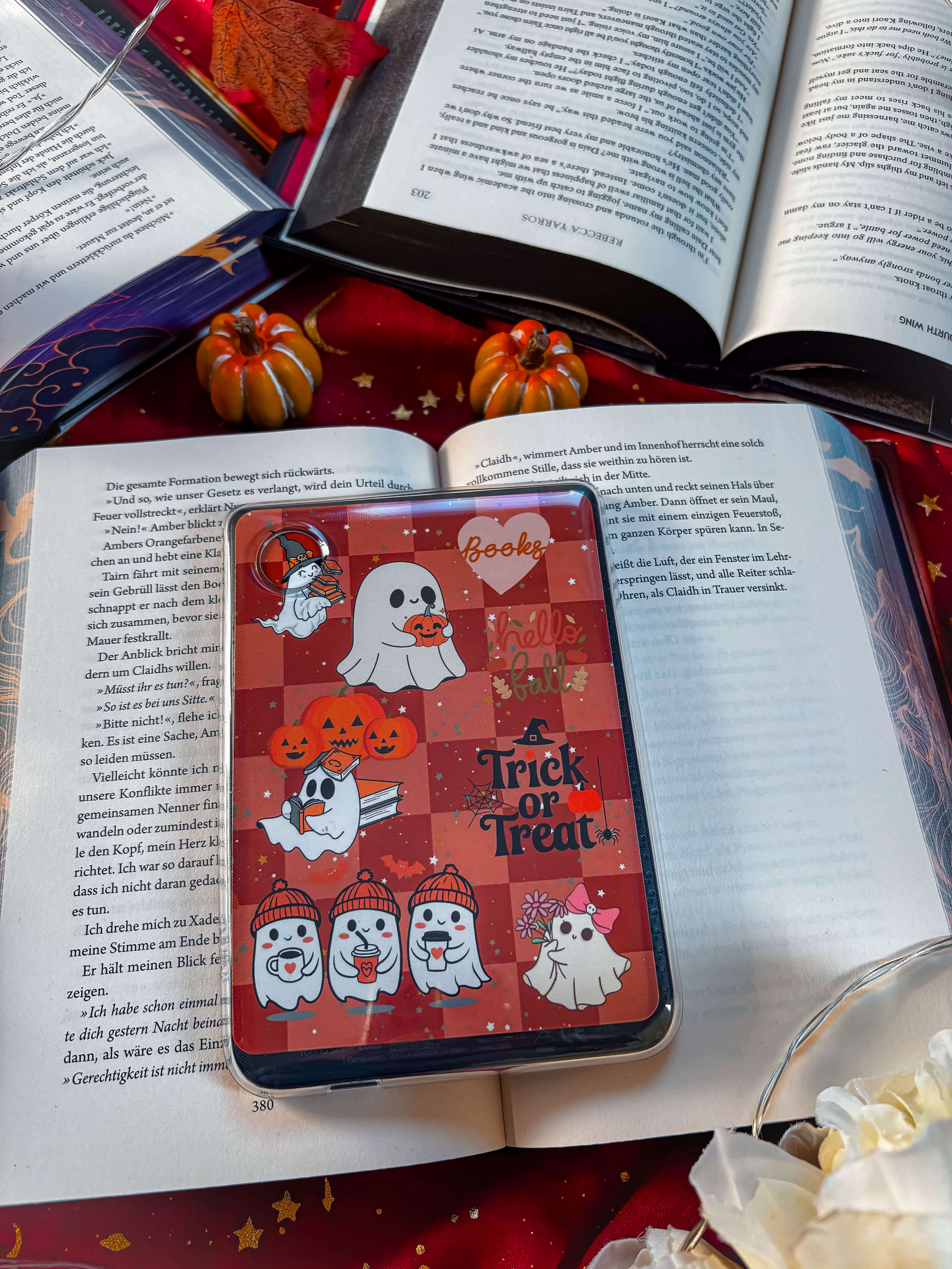Spooky Reads - A6 Artprint / E - Reader Einleger - Readers and Dreamers Shop