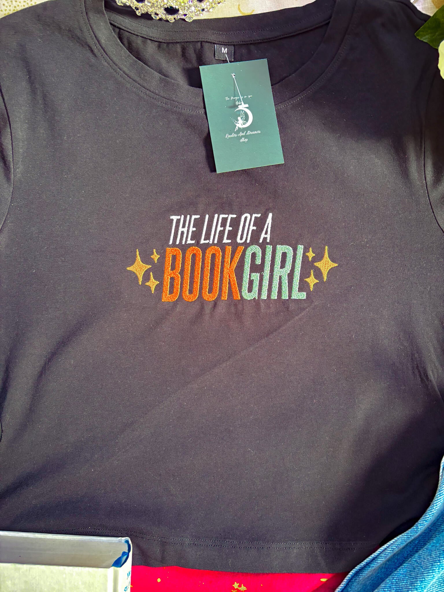 The life of a BookGirl Cropshirt - Readers and Dreamers Shop