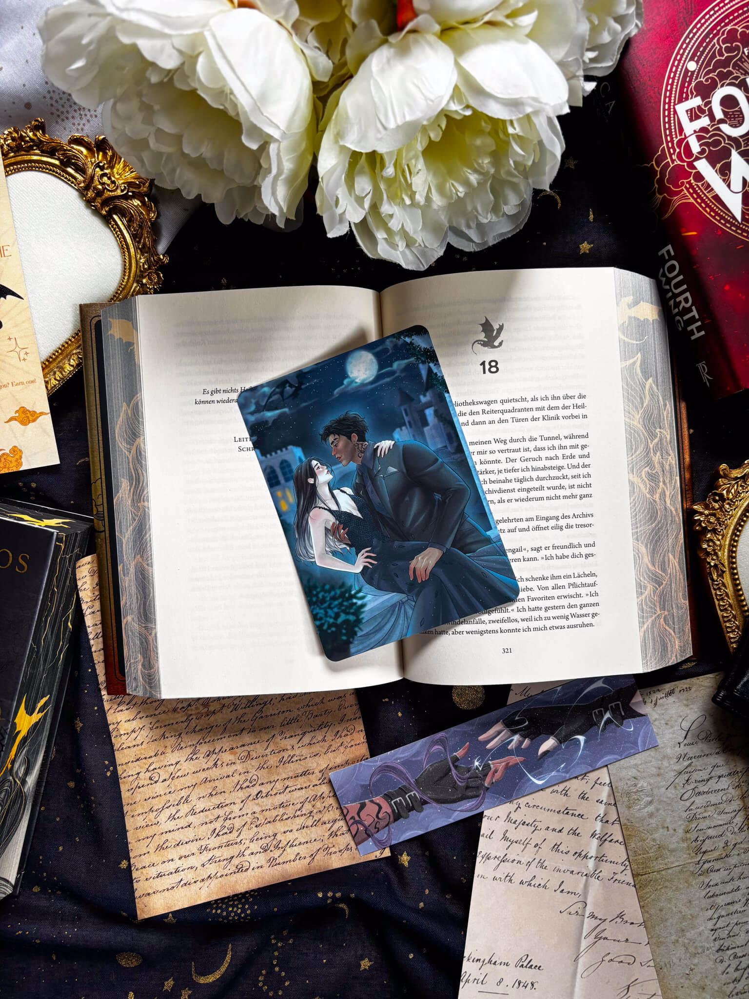 Xaden und Violet - A6 Charakter Karte / E-Reader Einleger - Readers and Dreamers Shop